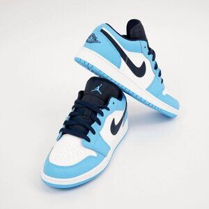 Jordan 1 Low 'UNC' (2021) - White/Powder Blue/Obsidian